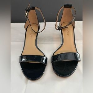 Black patten leather shoes